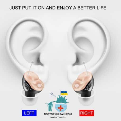 Discrete Wireless Hearing Aids For Hearing Impaired People Battery Duration: 2-4 days  Best Hearing Aids In 2022 New Arrivals Best Sellers