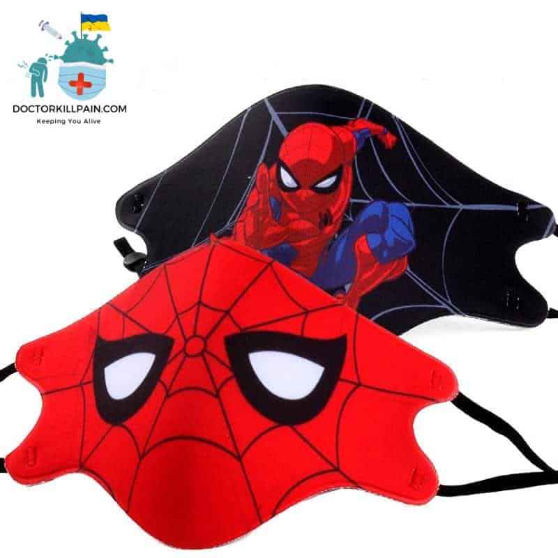 2 pcs Disney children face Washable props cosplay accessories child Marvel Frozen Spiderman boys girls kids model fast delivery