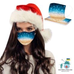 Disposable Christmas Face Masks (10 Pcs) color: A|B|C|D|E  New Arrivals Protection Against COVID-19 Face Masks & Face Shields Face Masks Face Masks For Adults Best Sellers