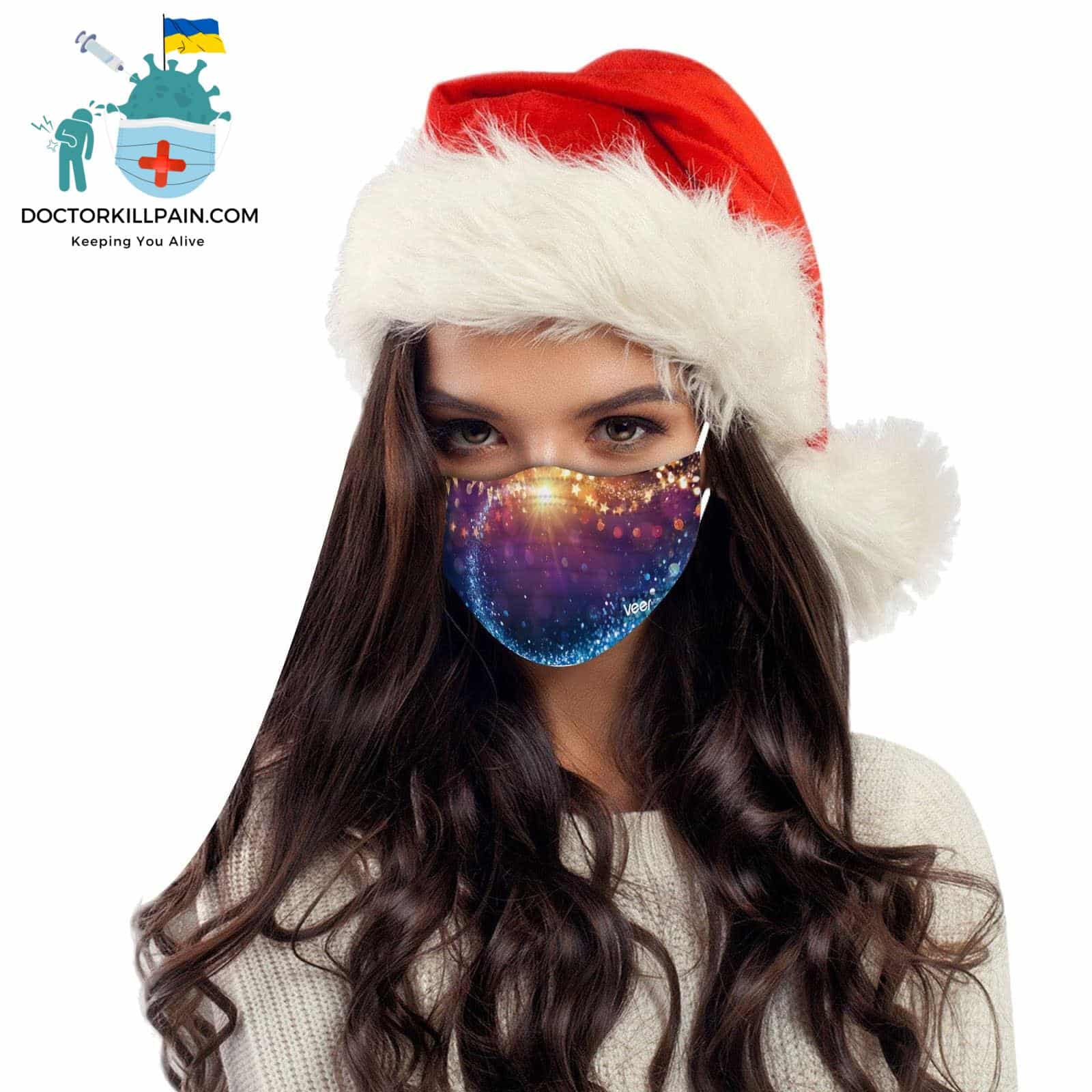 Christmas Deer Disposable Mask Face Mask Adult Halloween Mouth Mask Cute Disposable Masks Woman Mascarillas Desechables Mujer