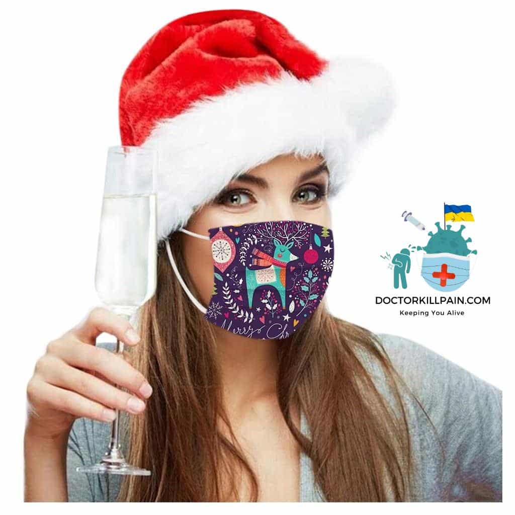 Christmas Mask Disposable Face Mask Adult 10pc Halloween Anime Mask For Face Women's Printed Masks Fabric Cover Mascara Facial