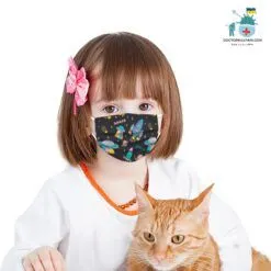 Disposable Preschool Face Masks (10 Pcs) color: A|B|C|D|E  New Arrivals Protection Against COVID-19 Face Masks & Face Shields Face Masks Safest Face Masks For Kids Best Back to School Face Masks For Kids Best Sellers