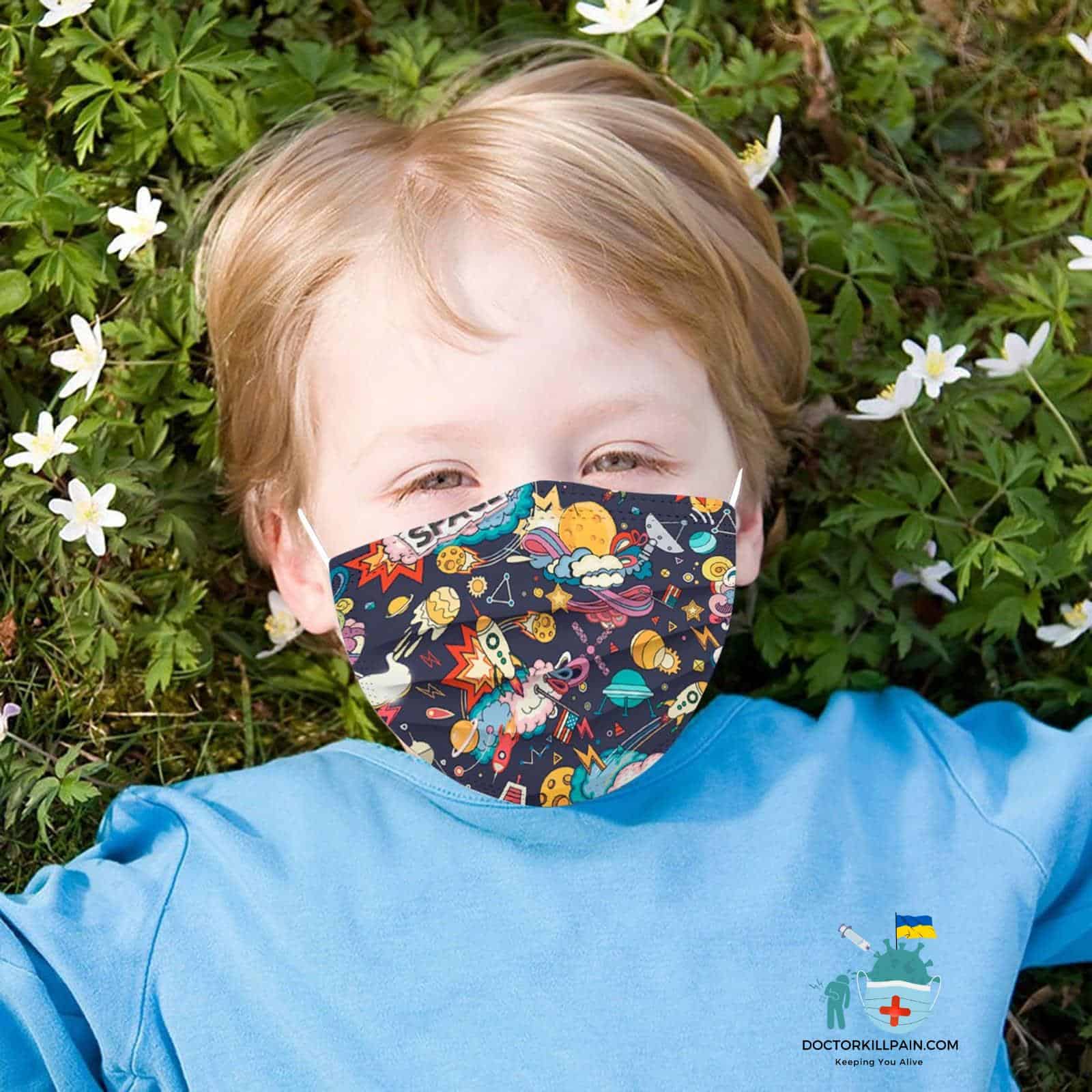 Pre School And Day Care. Child Mask Disposable Face Mask Print Masks For Protection Children Disposable Face Mask Halloween Masque Enfant Jetable