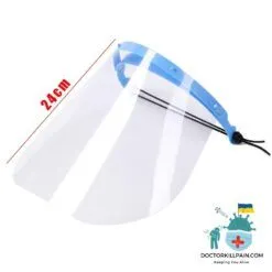 Elastic Face Shield color: 1-1|1-2|2-1|3-1|4-1|A random 1pc|B random 1pc|C random 1pc|Pink|Blue  New Arrivals Protection Against COVID-19 Face Masks & Face Shields Face Shields Face Shields For Adults Best Sellers