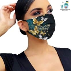 Elegant Shiny Butterflies Disposable Face Masks For Women (50 Masks) color: A 50PCS|B 50PCS|C 50PCS|D 50PCS|E 50PCS|F 50PCS  New Arrivals Protection Against COVID-19 Face Masks & Face Shields Face Masks Face Masks For Adults Best Sellers
