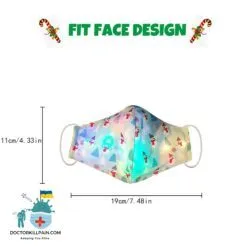Face Mask With Christmas Lights color: A|B|C|D|E|F|G  New Arrivals Protection Against COVID-19 Face Masks & Face Shields Face Masks Face Masks For Adults Best Sellers