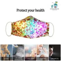 Face Mask With Christmas Lights color: A|B|C|D|E|F|G  New Arrivals Protection Against COVID-19 Face Masks & Face Shields Face Masks Face Masks For Adults Best Sellers
