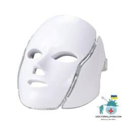 Face + Neck Skin Rejuvenating LED Mask color: EU PLUG (220-240V)|UK PLUG (220-240V)|US PLUG (100-110V)  New Arrivals As Seen On TV Skin Care Safest LED Beauty Masks Best Sellers