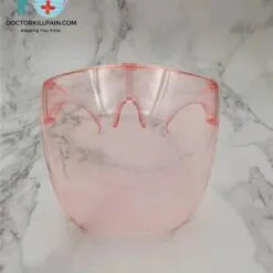 Face Shield Glasses For Kids color: Gradient blue|Gradient gray|Gradient green|Gradient orange|Gradient pink|Gradient purple|Gradient tea|Light blue|Light brown|Light pink|Light purple|transparent  New Arrivals Protection Against COVID-19 Face Masks & Face Shields Face Shields Face Shields For Kids Best Sellers