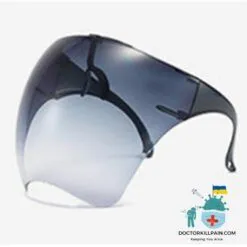 Face Shield Glasses For Kids color: Gradient blue|Gradient gray|Gradient green|Gradient orange|Gradient pink|Gradient purple|Gradient tea|Light blue|Light brown|Light pink|Light purple|transparent  New Arrivals Protection Against COVID-19 Face Masks & Face Shields Face Shields Face Shields For Kids Best Sellers