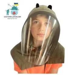 Face Shield With Hood for Kids color: A|B|C|D  New Arrivals Protection Against COVID-19 Face Masks & Face Shields Face Shields Face Shields For Kids Best Sellers