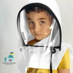 Face Shield With Hood for Kids color: A|B|C|D  New Arrivals Protection Against COVID-19 Face Masks & Face Shields Face Shields Face Shields For Kids Best Sellers