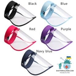 Fight Coronavirus Headband color: Navy Blue|other|Purple|Red|Black|Blue  New Arrivals Protection Against COVID-19 Face Masks & Face Shields Face Shields Face Shields For Adults Best Sellers