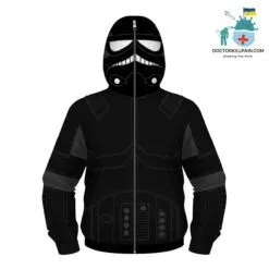Fight Coronavirus Superhero Jacket with Mask For Kids color: Black / Gray|Black / Red|Black / White|Navy|Red|Red / Black|Red / Blue|Red / Yellow|Wine Red|Black|Blue|Green|White  New Arrivals Protection Against COVID-19 Face Masks & Face Shields Safest Face Masks For Kids Best Back to School Face Masks For Kids Face Shields Face Shields For Kids Jackets with Face Mask Protective Suits & Clothing Best Sellers