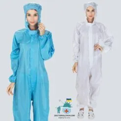 Full Body Protective Coverall Suit color: Blue|White  New Arrivals Protection Against COVID-19 Protective Suits & Clothing Best Sellers