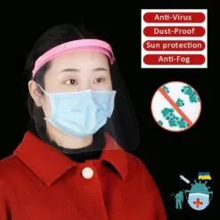 Full Face Shield Mask color: A random 1pc|B random 1pc|black 1|black 2|C random 1pc|Pink|transparent|Black|Blue  New Arrivals Protection Against COVID-19 Face Masks & Face Shields Face Shields Face Shields For Adults Best Sellers