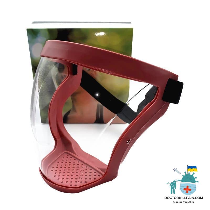 Z50 Dropshipping Full Face Shield Kitchen Transparent Shield Home Oil-splash Proof Eye Facial Anti-fog Head Cover Safety Glasses
