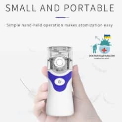 Handheld Ultrasonic Portable Nebulizer color: only mask|Gray with 2 Filters|Blue|Green  New Arrivals Protection Against COVID-19 Best Sellers