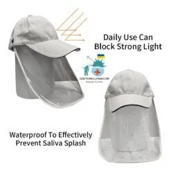 Hat With Soft Removable Face Shield color: Orange|Red|Black|Blue|White|Yellow  New Arrivals Protection Against COVID-19 Face Masks & Face Shields Face Shields Face Shields For Adults Best Sellers