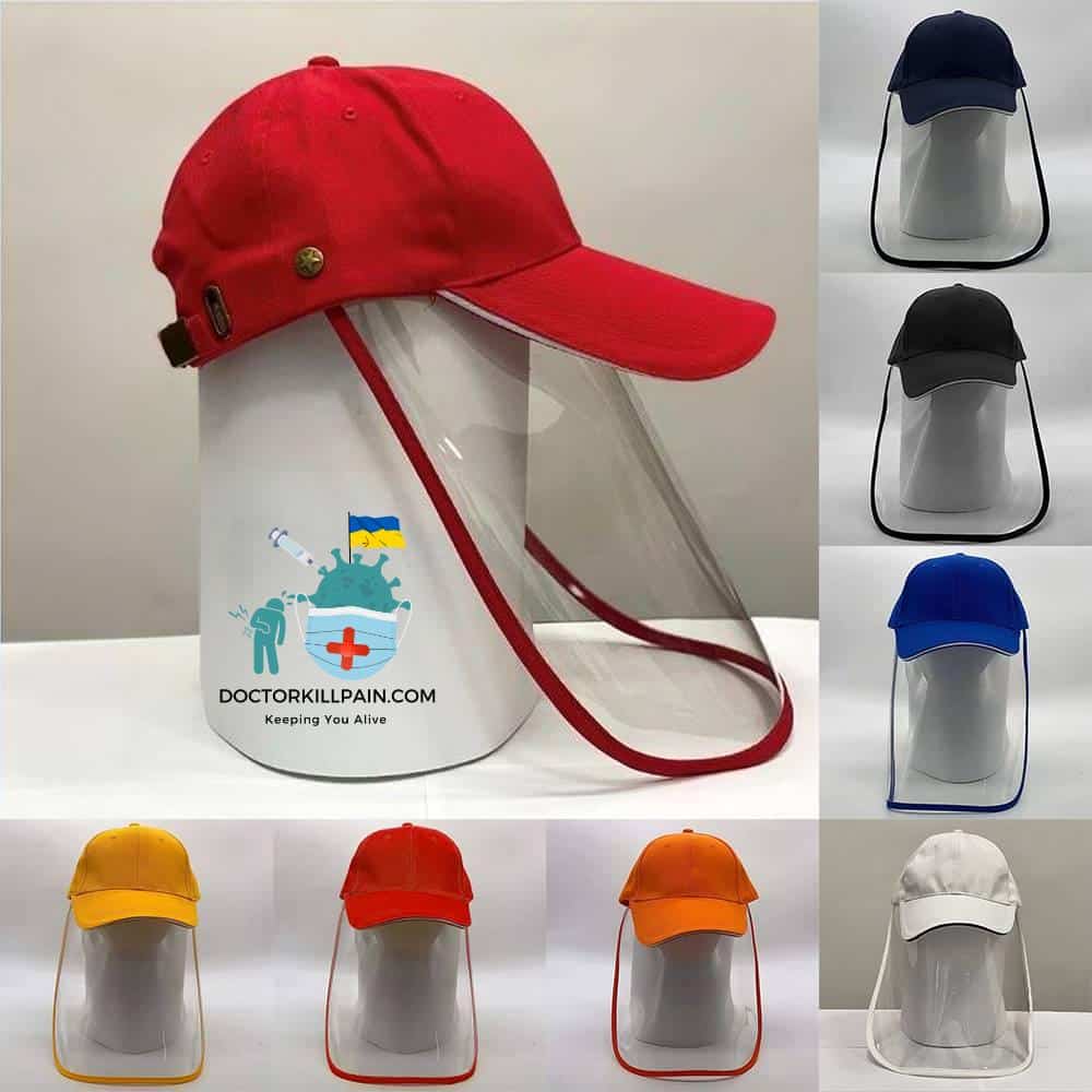 Multi-function Protective Cap Anti Infection Protective Hat Eye Protection Anti-fog Windproof Hat Anti-saliva Face Cover Cap