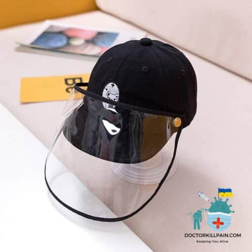 Kids Cap With Removal Face Shield color: 0-3yearBK|0-3yearsBU|0-3yearsPK|0-3yearsYE|3-12yearsBU|3-12yearsKH|3-12yearsOR|3-12yearsYE  New Arrivals Protection Against COVID-19 Face Masks & Face Shields Face Shields Face Shields For Kids Best Sellers