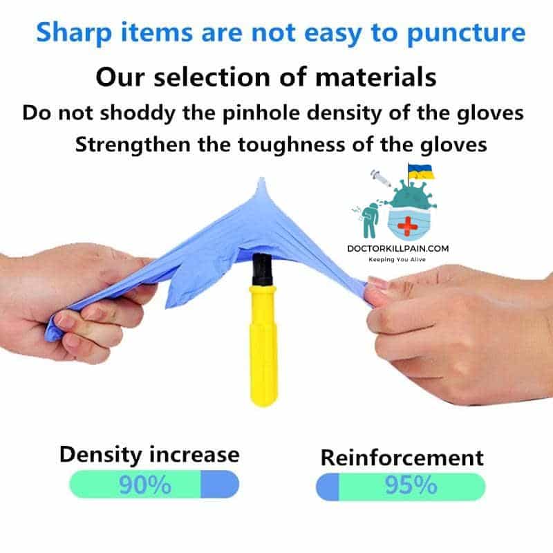 100pcs disposable latex rubber gloves household cleaning experiment catering gloves universal left and right hand