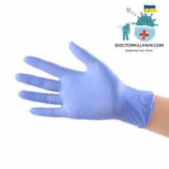 Latex Rubber Medical Gloves Package color: Purple blue 100pcs|Purple blue 50pcs  New Arrivals Protection Against COVID-19 Protective Gloves Best Sellers