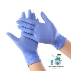 Latex Rubber Medical Gloves Package color: Purple blue 100pcs|Purple blue 50pcs  New Arrivals Protection Against COVID-19 Protective Gloves Best Sellers