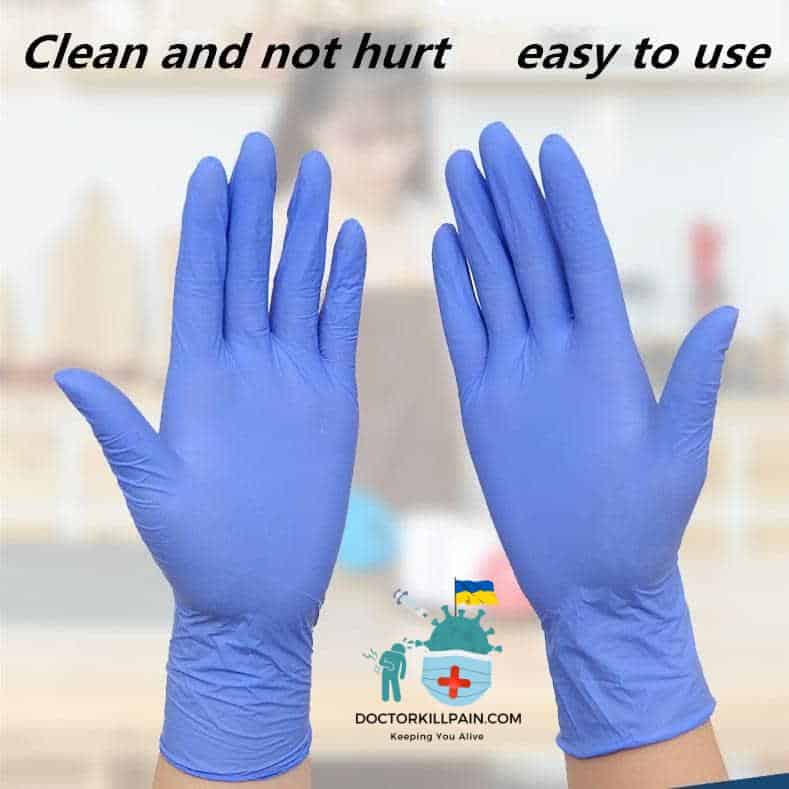 100pcs disposable latex rubber gloves household cleaning experiment catering gloves universal left and right hand