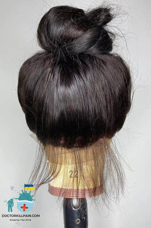 KUNGANG 13*6 Natural Straight Lace Front Human Hair Wigs With Baby Hair 250 Density Medium Ratio Non-Remy Wig