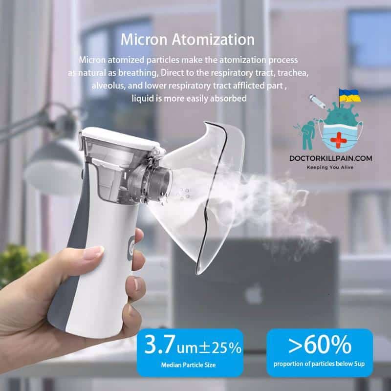 medical Portable silent nebulizer Mini Handheld inhaler inhalator for kids Adult Atomizer nebulizador mesh Asthma nebulizadores