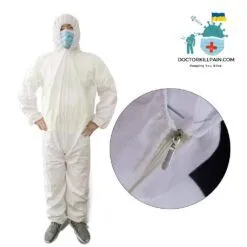 Premium Disposable Protective Suit Special Features: Dr. Kill Pain Isolation Clothing  New Arrivals Protection Against COVID-19 Protective Suits & Clothing Best Sellers