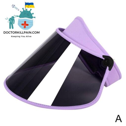 Premium Face Shield with UV Protection color: beige|Pink|Purple|Sky Blue|Gray with 2 Filters|Black  New Arrivals Protection Against COVID-19 Face Masks & Face Shields Face Shields Face Shields For Adults Best Sellers