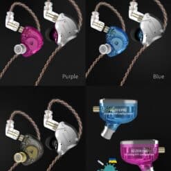 Pro Noise Cancelling Metal Earphones color: Glare Blue|Glare Gold|Gold|Purple|ZS10 Pro Black Mic|ZS10 Pro Black NoMic|ZS10 Pro Blue Mic|ZS10 Pro Blue No Mic|ZS10 Pro Purple Mic|ZS10Pro Purple NoMic|ZS10ProGlareblueMIc|ZS10ProGlareblueNoMi|ZS10ProGlareGoldMic|ZS10ProGlareGoldNoMi|Black|Blue  New Arrivals Best Sellers
