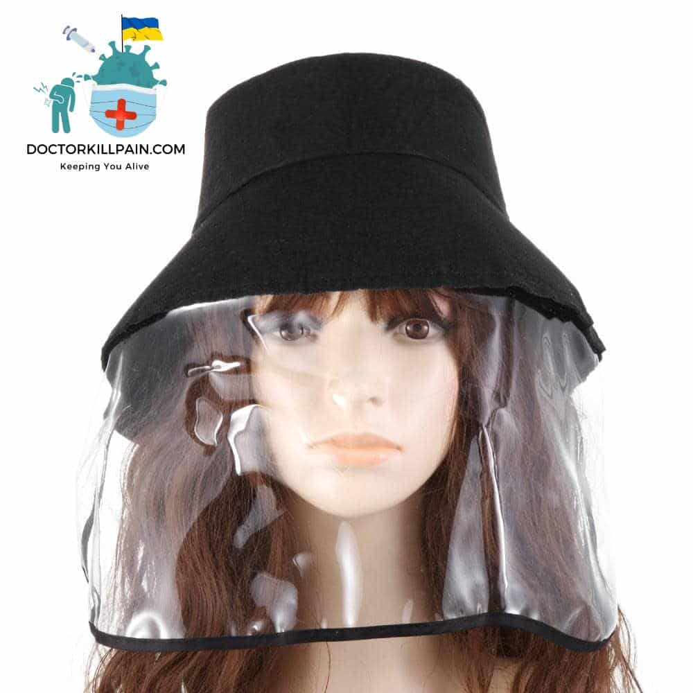 Unisex Multi-function Protective Cap Anti-spitting Cover Outdoor Hat Splash-Proof Anti-Wind Sand Eye Protection Isolation Cap