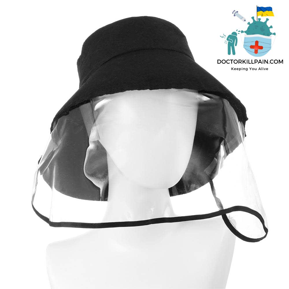 Unisex Multi-function Protective Cap Anti-spitting Cover Outdoor Hat Splash-Proof Anti-Wind Sand Eye Protection Isolation Cap