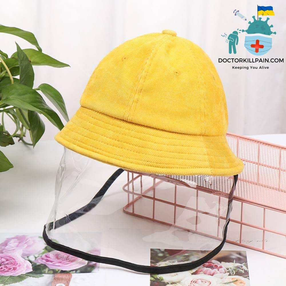 Multifunctional bucket Hat Kids anti-Dust Anti-spitting anti-fog Droplets Cover Full Face Fisherman Cap Children Protective Hat