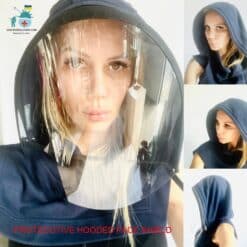 Protective Hooded Face Shield For Kids or Adults color: A|B|C|D|Red|Gray with 2 Filters|Black|White  New Arrivals Protection Against COVID-19 Face Masks & Face Shields Face Shields Face Shields For Adults Face Shields For Kids Protective Suits & Clothing Best Sellers