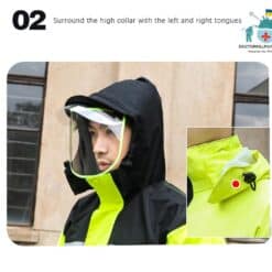 Rain Jacket with Face Shield + FREE Waterproof Pants color: 01|02|03|04|05|06|07|08|09|10|11|12  New Arrivals Protection Against COVID-19 Face Masks & Face Shields Face Masks Face Masks For Adults Face Shields Face Shields For Adults Jackets with Face Mask Protective Suits & Clothing Best Sellers