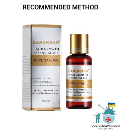 Real Hair Growth Accelerator Natural Oil DR. KILL PAIN: Hair Growth Oil  New Arrivals As Seen On TV Skin Care Best Sellers