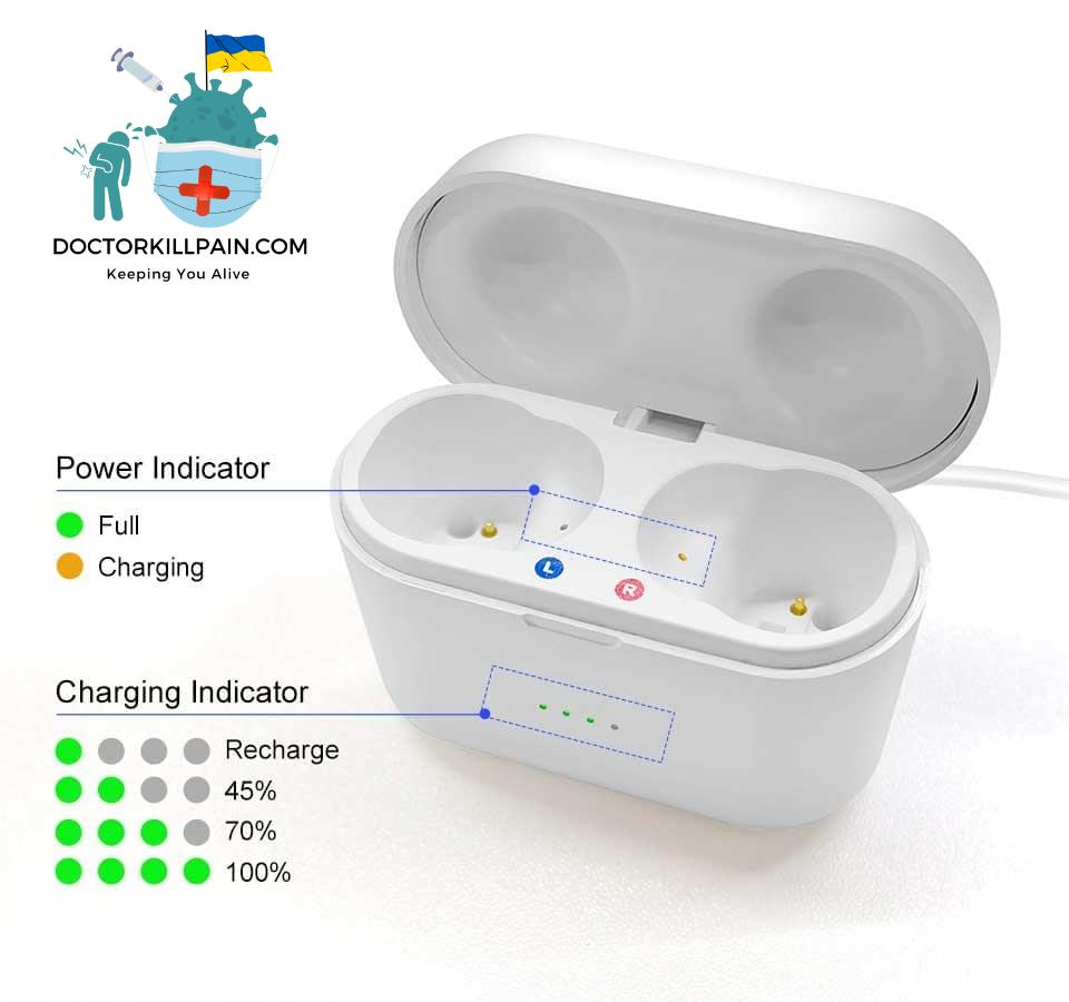 Rechargeable Hearing Aids V30 Intelligent Audifonos Mini Inner Ear for Elderly Sound Amplifier for Deafness with Charging Case