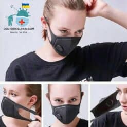 Reusable Protective Face Mask With Valve Brtand: Dr. Kill Pain  New Arrivals Protection Against COVID-19 Face Masks & Face Shields Face Masks Face Masks For Adults Best Sellers