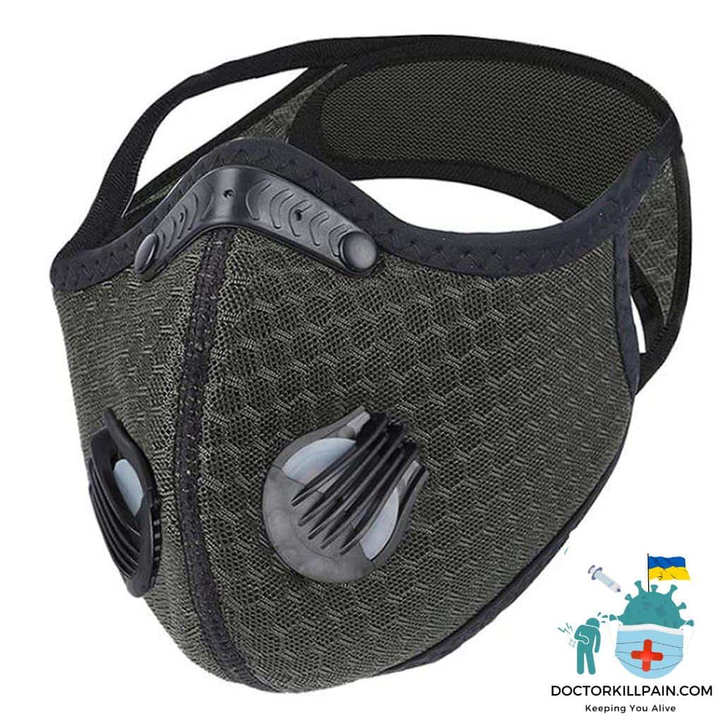 #3 Bike Face Mask With Filter Activated Carbon Mesh Cycling Half Facemask For Outdoor Sports Unisex Dust Masks Halloween Cosplay