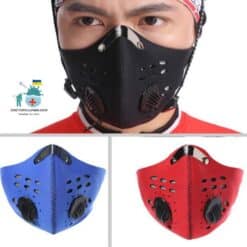 Sports Face Mask color: Red|Gray with 2 Filters|Black|Blue|Green  New Arrivals Protection Against COVID-19 Face Masks & Face Shields Face Masks Face Masks For Adults Best Sellers