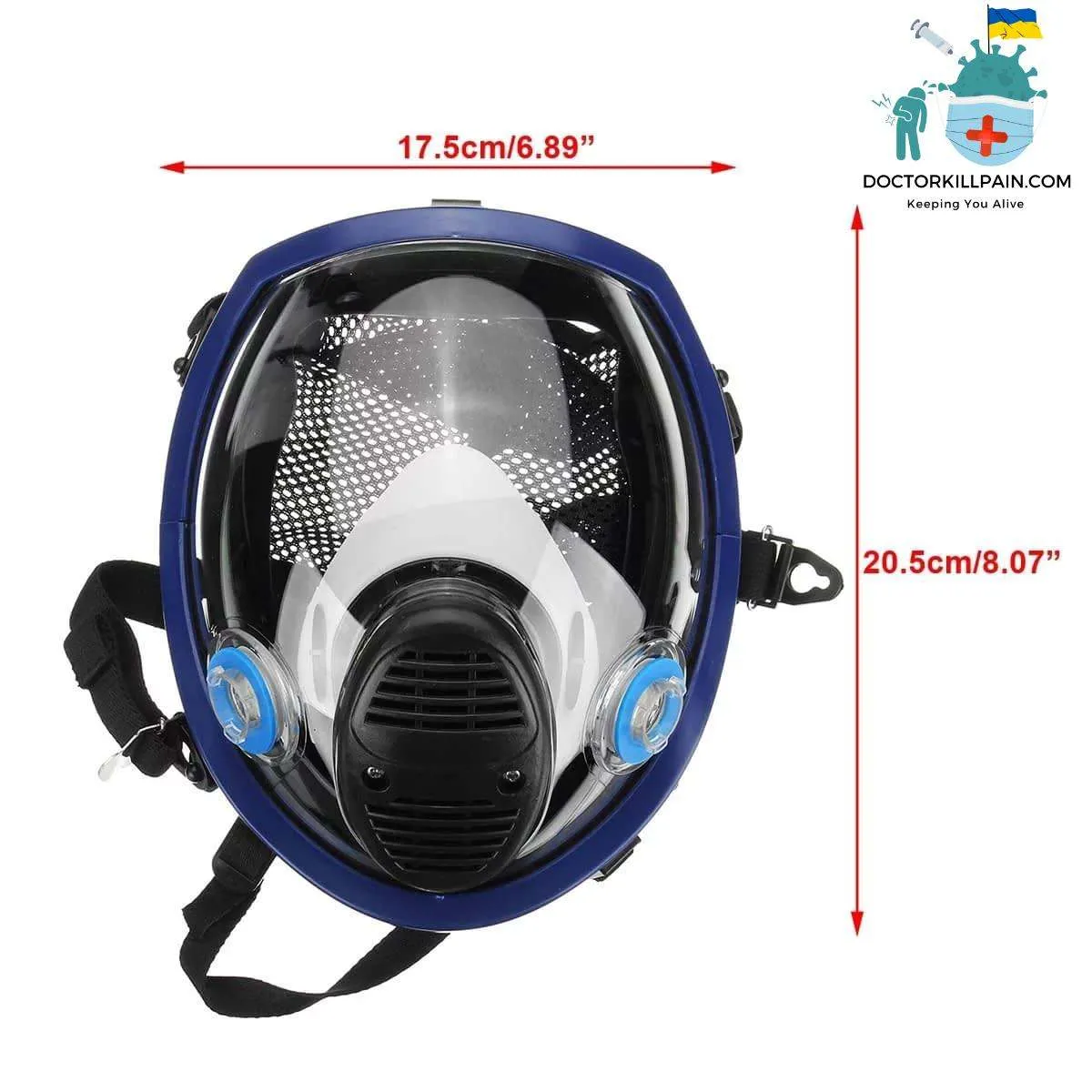 Chemical Mask 6800 7 in 1 Gas Mask Dustproof Respirator Paint Pesticide Spray Silicone Full Face Filters for Laboratory Welding Chemical Mask 6800 7 in 1 Gas Mask Dustproof Respirator Paint Pesticide Spray Silicone Full Face Filters for Laboratory Welding