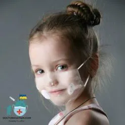 Transparent Face Mask For Kids color: 1pc|4pc  New Arrivals Protection Against COVID-19 Face Masks & Face Shields Face Masks Safest Face Masks For Kids Best Back to School Face Masks For Kids Best Sellers