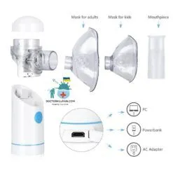 USB Rechargeable Mini Nebulizer Inhaler Brand: Dk. Kill Pain  New Arrivals Protection Against COVID-19 Best Sellers
