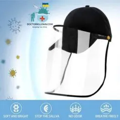 Unisex Face Shield Hat color: A|B|C  New Arrivals Protection Against COVID-19 Face Masks & Face Shields Face Shields Face Shields For Adults Best Sellers