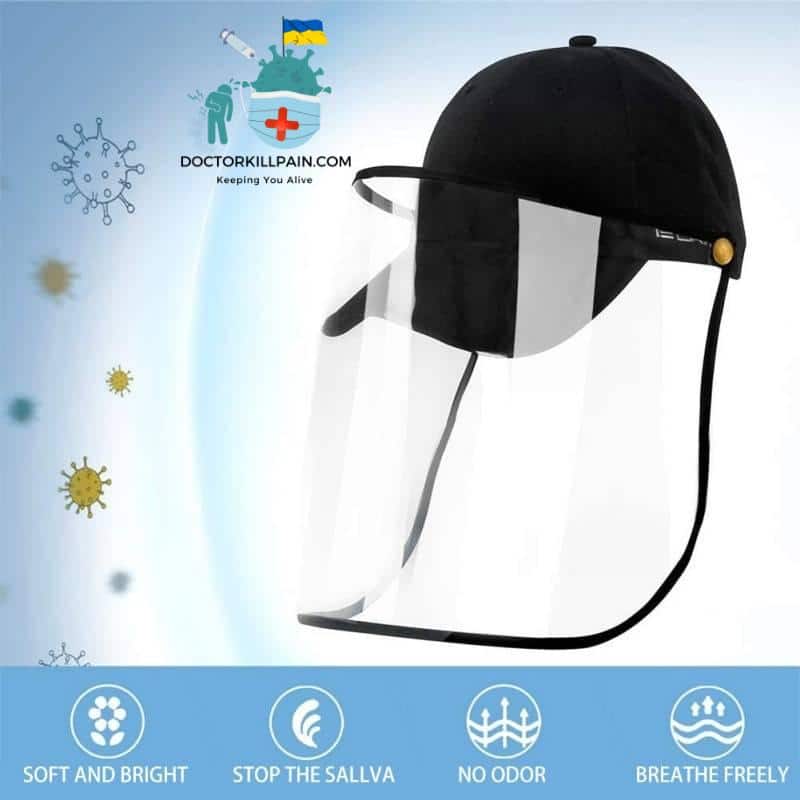 Helmet Anti-Spitting Droplet Adjustable Full Face Covering Cap Protective Cover Shield Adult Kid Outdoor Safety Anti Spray Hats