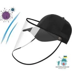 Unisex Face Shield Hat color: A|B|C  New Arrivals Protection Against COVID-19 Face Masks & Face Shields Face Shields Face Shields For Adults Best Sellers